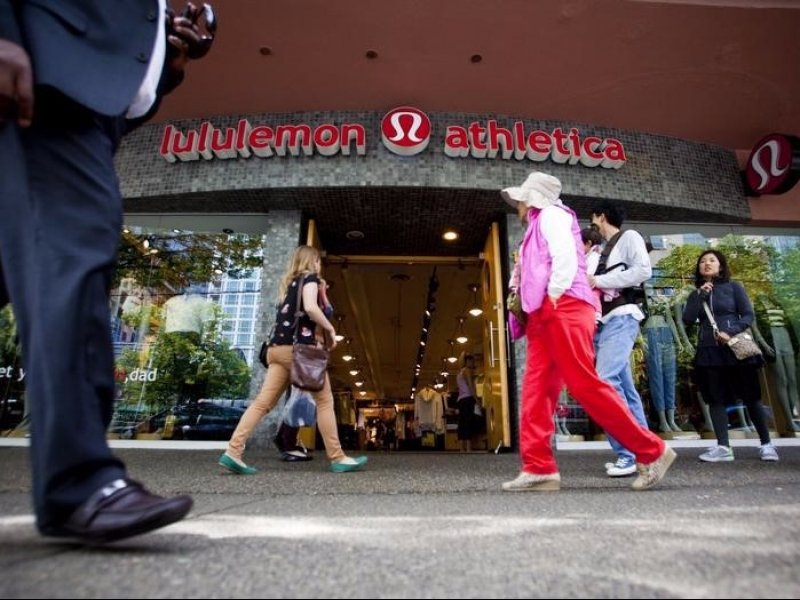 &copy; Thomson Reuters, A Lululemon Athletica store in downtown Vancouver.