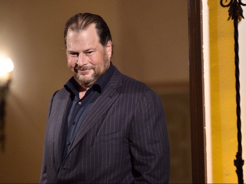 &copy; Mike Windle/Getty Images for Weinstein Carnegie Philanthropic Group, Salesforce CEO Marc Benioff