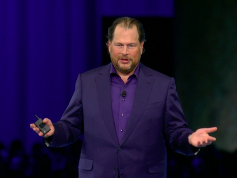 &copy; Salesforce, Salesforce CEO Marc Benioff