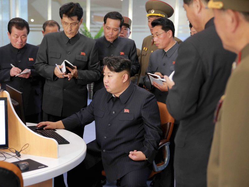 &copy; Reuters/KCNA, North Korean leader Kim Jong Un giving field guidance at the Sci-Tech Complex in an undated photo released by North Korea&#039;s Korean Central News Agency in 2015.