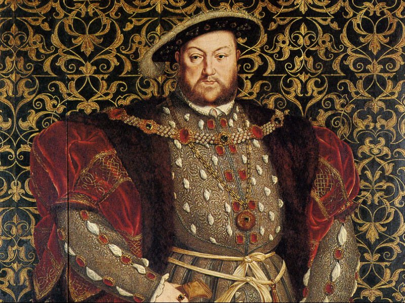 &copy; http://upload.wikimedia.org/wikipedia/commons/7/7f/Henry_VIII_Chatsworth.jpg, King Henry VIII.