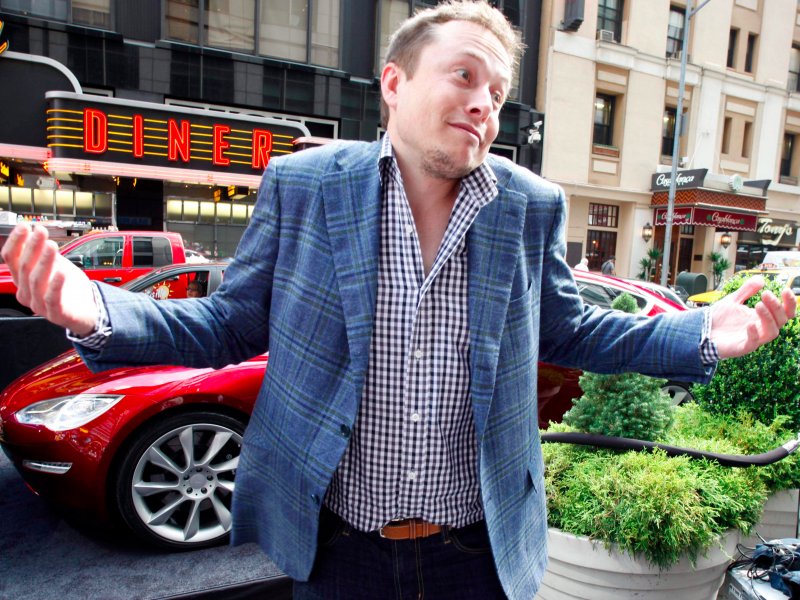 &copy; AP, Elon Musk, upon hearing that traders are woefully unprepared for Tesla&#039;s earnings report.