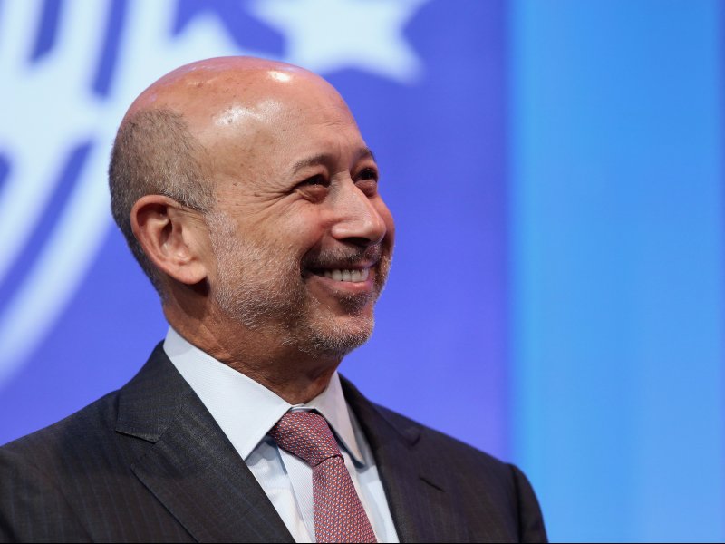 &copy; John Moore/Getty Images, Goldman Sachs Chairman and CEO Lloyd Blankfein attends the Clinton Global Initiative), on September 24, 2014