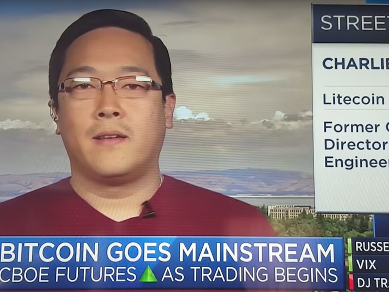 &copy; youTube, Litecoin creator Charlie Lee interviewed on CNBC Monday December 11