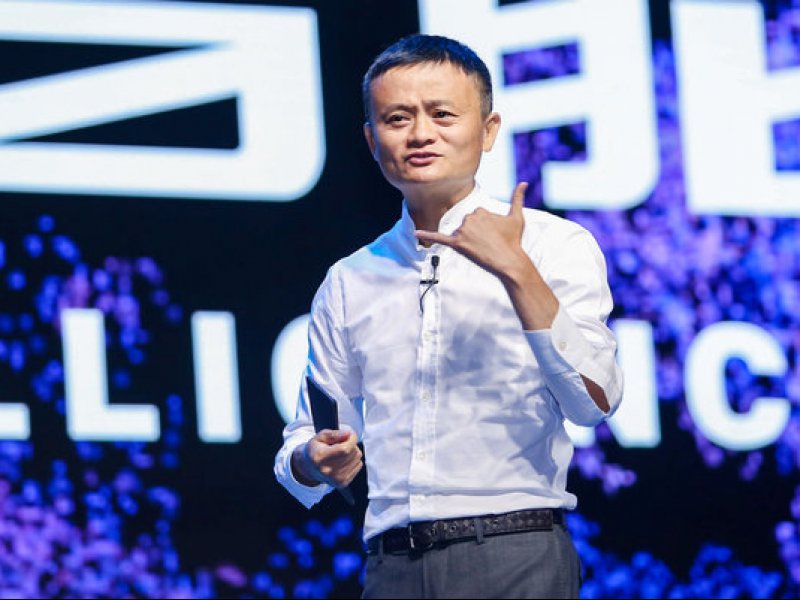 &copy; Thomson Reuters, Jack Ma, Chairman of Alibaba Group, speaks during the Computing Conference in Yunqi Town of Hangzhou