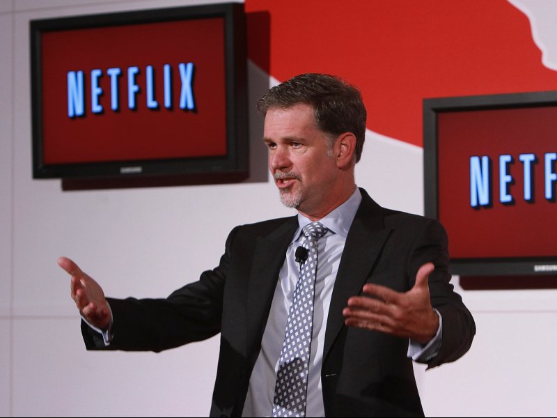 &copy; Hector Vivas/Latin Content/Getty Images, Reed Hastings, CEO of Netflix