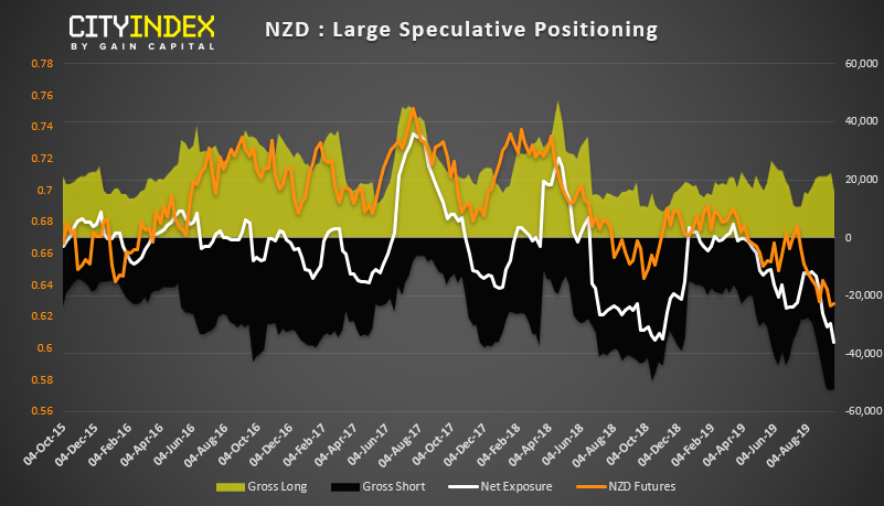 NZD Large Speculative Positioning