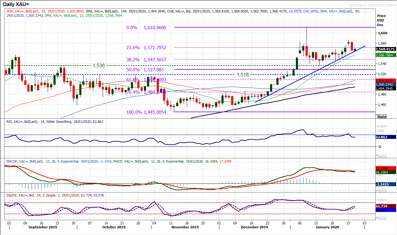 XAU Daily Chart