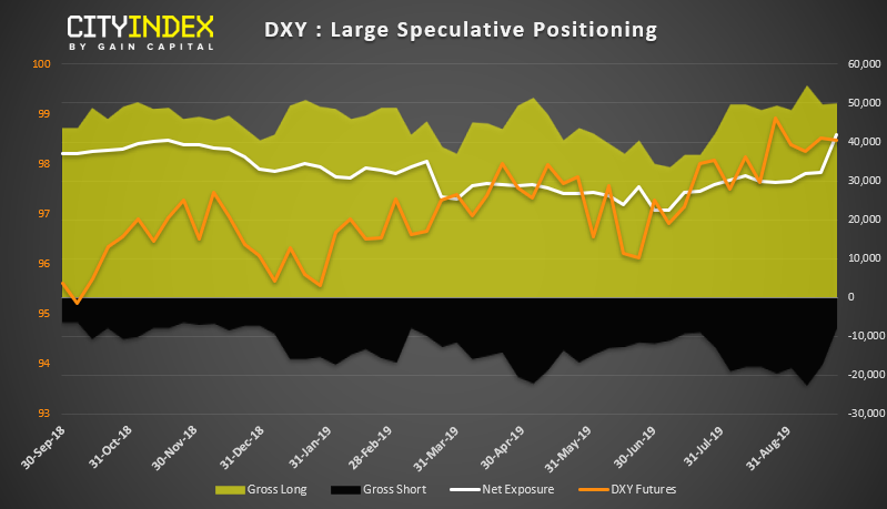 DXY Large Speculative Positioning