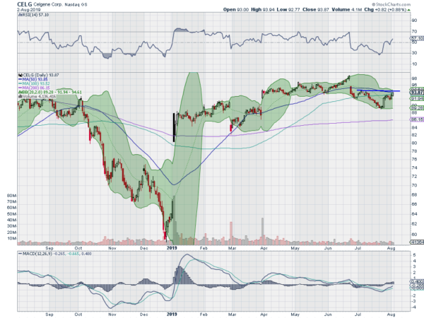 Celgene Daily Chart