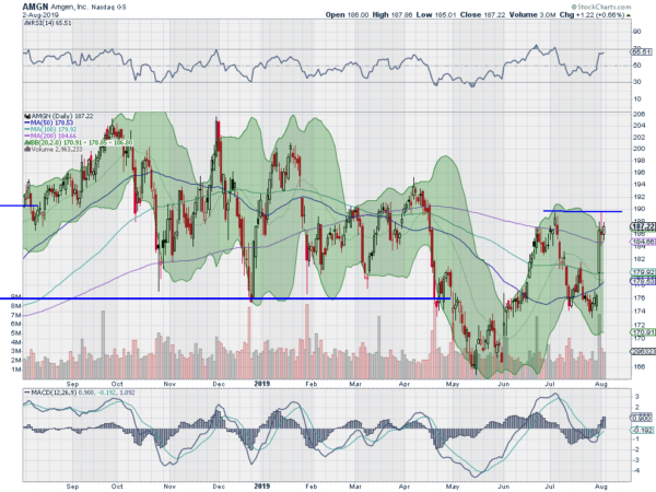 Amgen Daily Chart