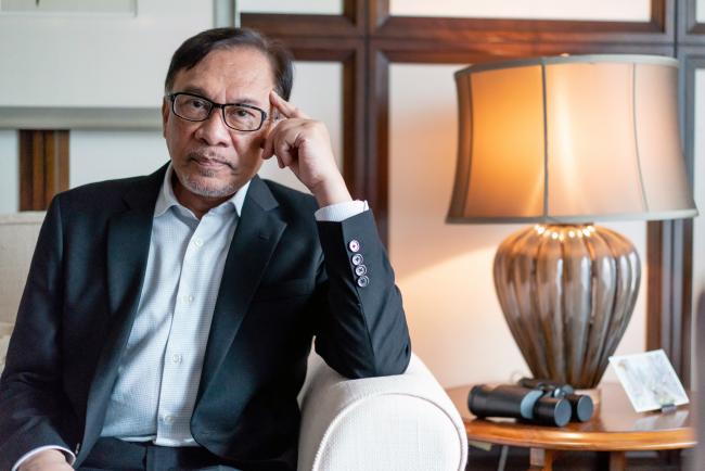 &copy Bloomberg. Anwar Ibrahim Photographer: Anthony Kwan/Bloomberg