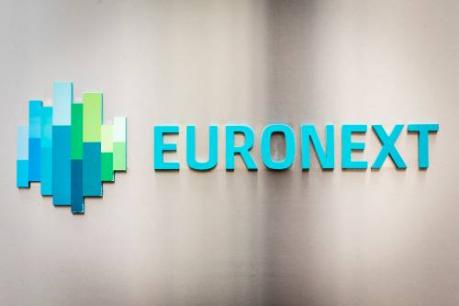 Transactiewaarde Euronext op jaarbasis omlaag