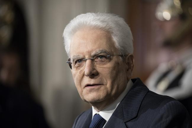 © Bloomberg. Sergio Mattarella 