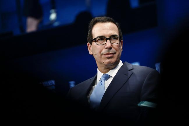 © Bloomberg. Steven Mnuchin, U.S. Treasury secretary, listens during the Milken Institute Global Conference in Beverly Hills, California, U.S., on Monday, April 30, 2018. The conference brings together leaders in business, government, technology, philanthropy, academia, and the media to discuss actionable and collaborative solutions to some of the most important questions of our time. 