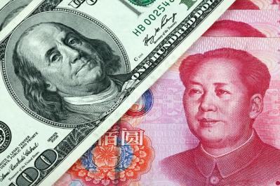Giá trị giao dịch USD-Nhân dân tệ lên kỷ lục mới vì chiến tranh thương mại Mỹ-Trung