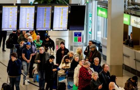 KLM annuleert 159 vluchten wegens storm