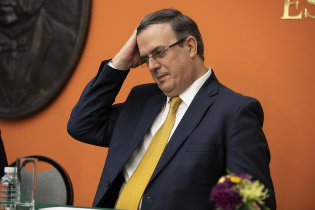 © Bloomberg. Marcelo Ebrard on June 5. Photographer: Anna Moneymaker/Bloomberg 