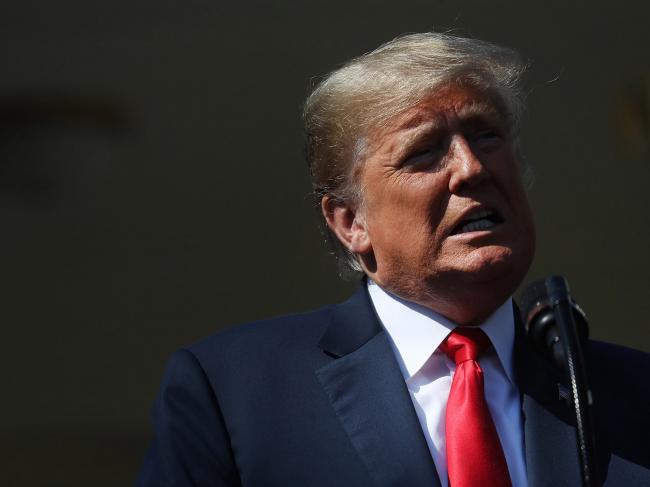 © Bloomberg. U.S. President Donald Trump speaks on the U.S.-Mexico-Canada Agreement, or USMCA, in the Rose Garden of the White House in Washington, D.C., U.S., on Monday, Oct. 1, 2018. Photographer: Andrew Harrer/Bloomberg