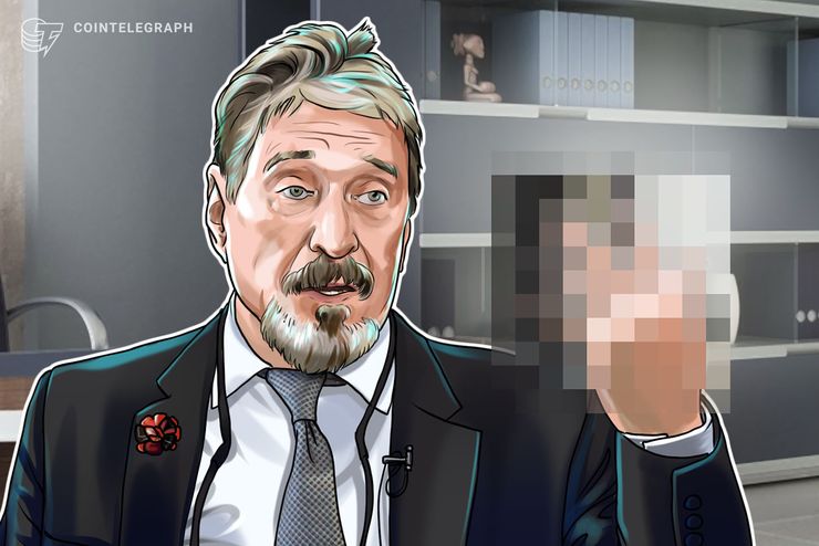 McAfee sotto accusa dall'IRS: condurrà la sua campagna per le presidenziali del 2020 "in esilio"