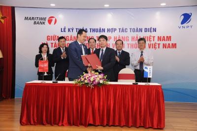 VNPT ký kết thỏa thuận hợp tác toàn diện với Ngân hàng TMCP Hàng hải Việt Nam