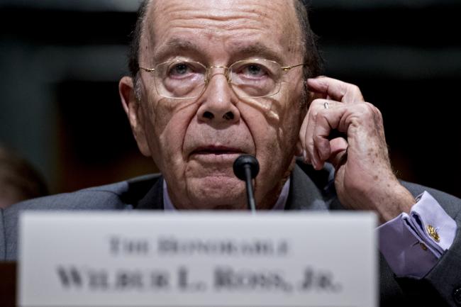 © Bloomberg. Wilbur Ross, U.S. commerce secretary, speaks during a Senate Finance Committee hearing on current and proposed tariff actions in Washington, D.C., U.S., on Wednesday, June 20, 2018. Photographer: Andrew Harrer/Bloomberg