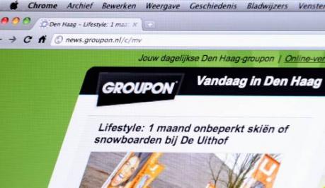 Lagere omzet voor Groupon