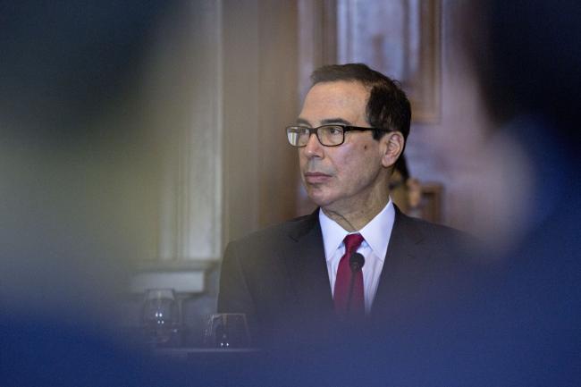 © Bloomberg. Steven Mnuchin Photographer: Andrew Harrer/Bloomberg