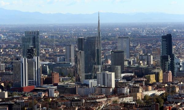 © Ansa. Al lavoro Milano European Financial Hub