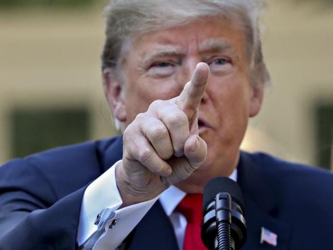 © Bloomberg. U.S. President Donald Trump speaks on the U.S.-Mexico-Canada Agreement, or USMCA, in the Rose Garden of the White House in Washington, D.C., U.S., on Monday, Oct. 1, 2018. 