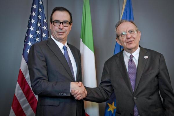 © Ansa. Padoan rassicura Mnuchin su Npl