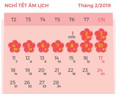 Bộ Lao động lấy ý kiến về 9 ngày nghỉ Tết Nguyên đán 2019