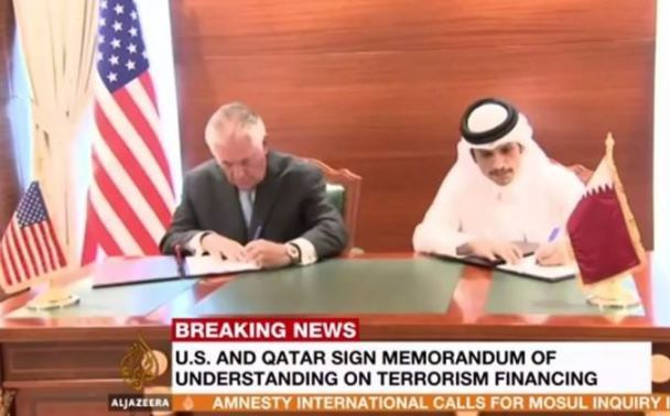 © EborsaHaber. ABD ile Katar Terörle Mücadele Mutabakatı İmzaladı