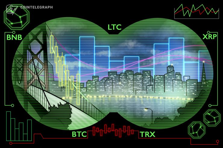 Descripción general de las 5 criptos principales: Litecoin, Binance Coin, Ripple, Bitcoin y Tron