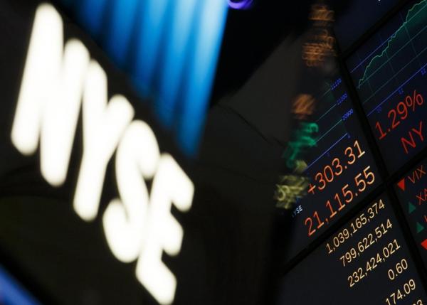 © Ansa. Borsa:Ny,Dow Jones record a 21.567 punti