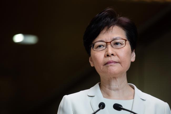 Carrie Lam to Present Policy Speech as Hong Kong Braces for Recession