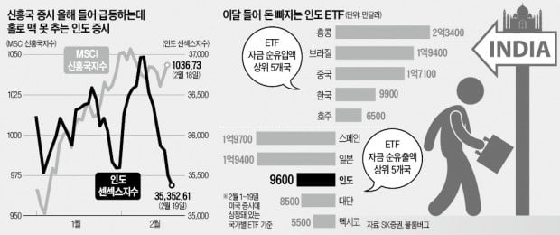 신흥국 랠리 펼치는데…뒤로 가는 인도 왜?