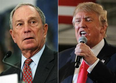 Michael Bloomberg giàu gấp 17 lần Donald Trump