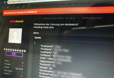 Sau Thế Giới Di Động, hacker dọa tung dữ liệu Concung, FPT Shop