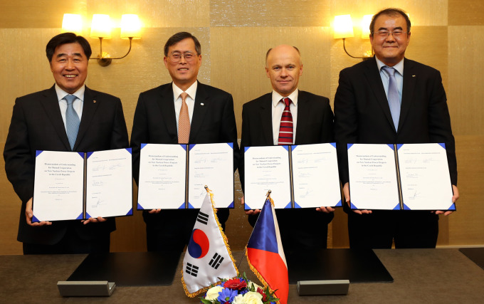 한수원, 체코 최대 건설사와 원전수주 협력 MOU 