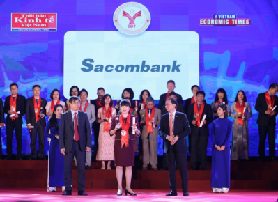 Sacombank đạt danh hiệu Thương hiệu mạnh Việt Nam 2017