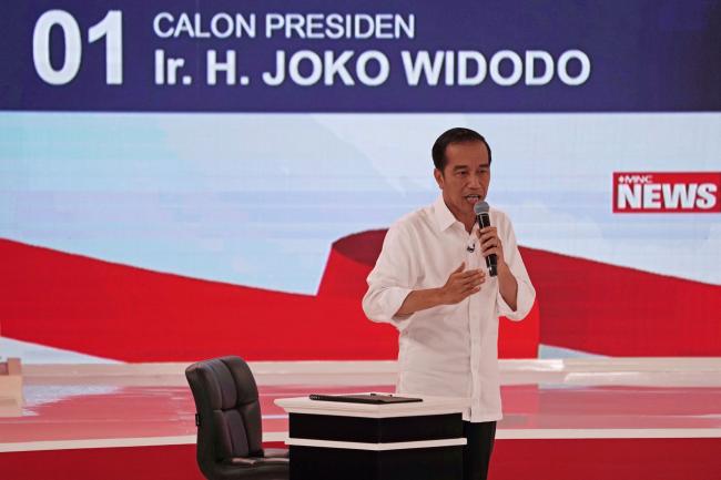 © Bloomberg. Joko Widodo on Feb. 17. Photographer: Dimas Ardian/Bloomberg 