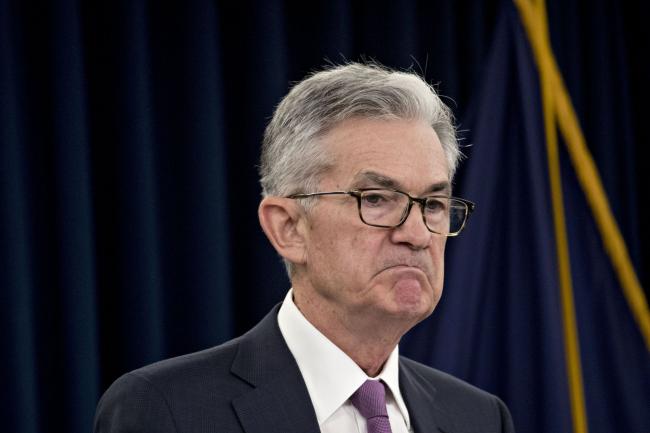 © Bloomberg. Jerome Powell, chairman of the U.S. Federal Reserve, pauses while speaking during a news conference following a Federal Open Market Committee (FOMC) meeting in Washington, D.C., U.S., on Wednesday, June 19, 2019. The Federal Reserve indicated a readiness to cut interest rates for the first time in more than a decade to sustain a near-record U.S. economic expansion, citing uncertainties in their outlook. Photographer: Andrew Harrer/Bloomberg