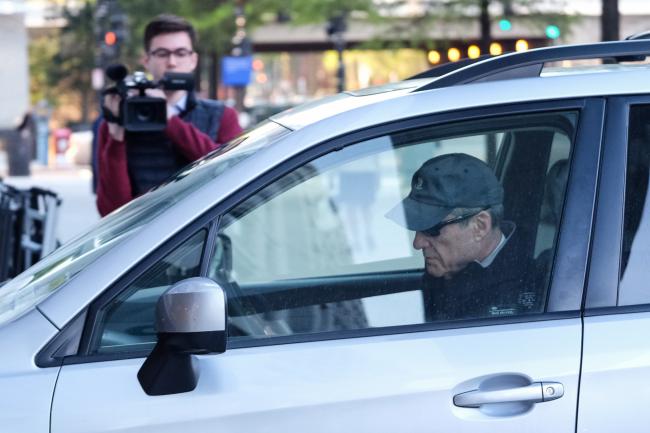 © Bloomberg. Mueller arrives at his Washington office yesterday. Click here for more of what we know so far about the special counsel’s report. Photographer: Alex Wroblewski/Bloomberg