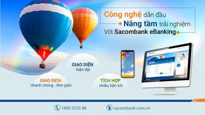 Sacombank ra mắt phiên bản ngân hàng điện tử mới