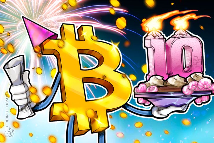 Bitcoin wird zum Jahrestag des Genisis-Blocks zehn Jahre alt