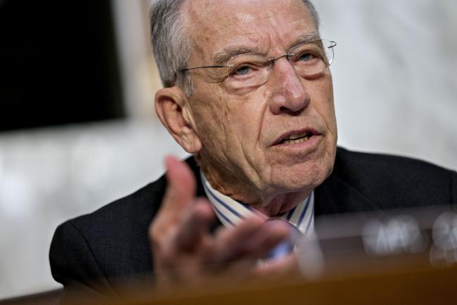 © Bloomberg. Chuck Grassley Photographer: Andrew Harrer/Bloomberg