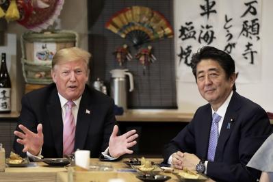 Ông Trump hy vọng sớm tiến tới thỏa thuận thương mại với Nhật Bản