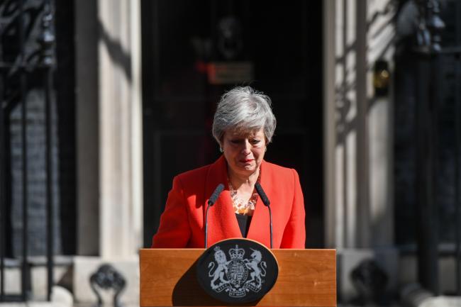 © Bloomberg. Theresa May on May 24. Photographer: Chris J. Ratcliffe/Bloomberg
