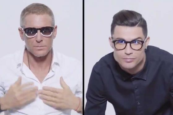 Occhiali CR7, Lapo e Cristiano Ronaldo mostrano i primi modelli – VIDEO